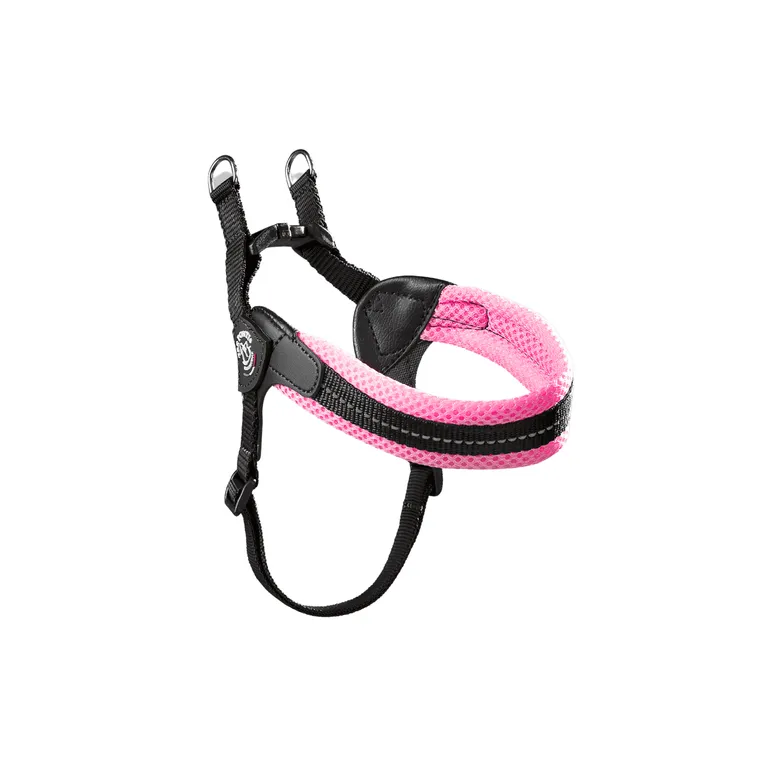 TRE PONTI Pettorina Easy Fit Rete Sottopancia Regolabile Rosa Pastello Mis.3,5