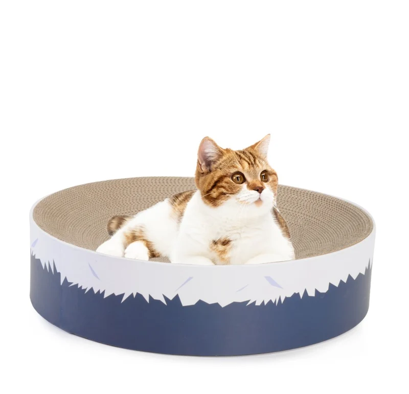 Camon Tiragraffi a Cuccia 40 cm con Catnip per Gatti