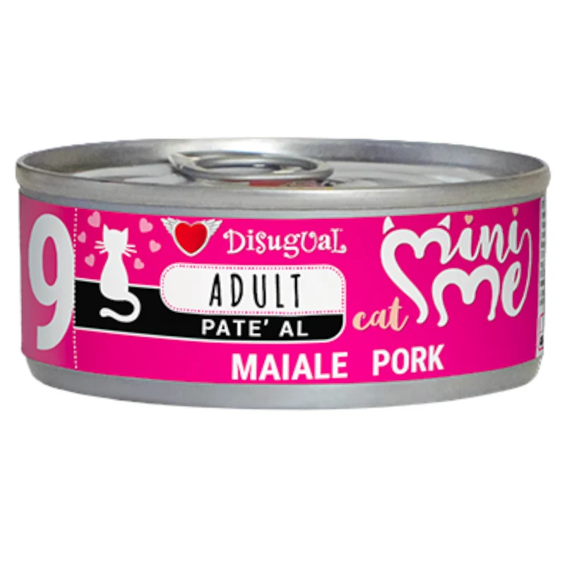 DISUGUAL Gatto Mini Me 9 Patè al Maiale 85gr