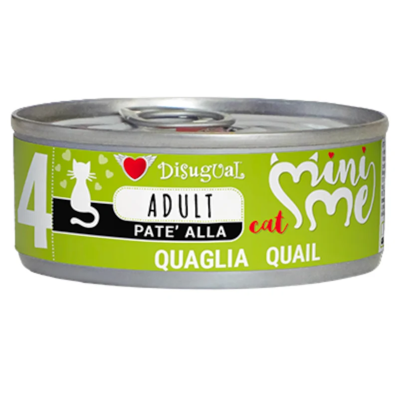 DISUGUAL Gatto Mini Me 4 Patè alla Quaglia 85gr