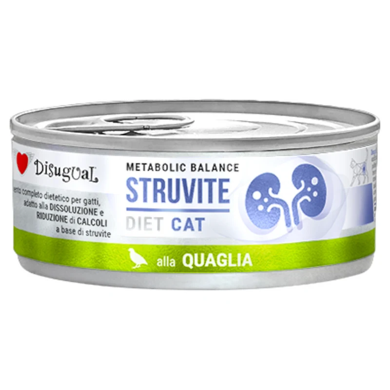 DISUGUAL Gatto Struvite Patè alla Quaglia 85gr