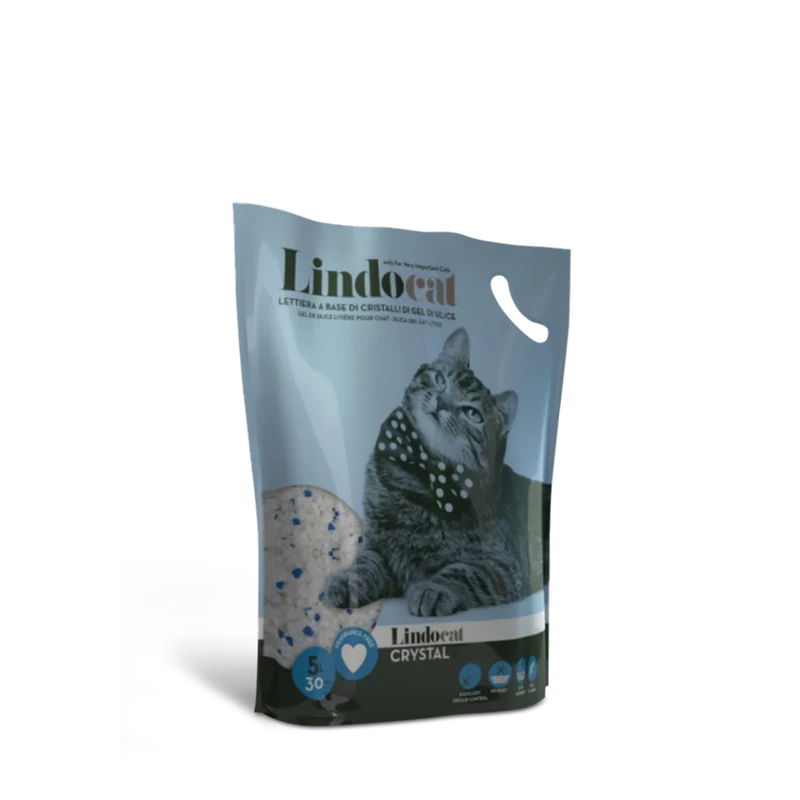 Lindocat Crystal Lettiera in Gel di Silice 5L