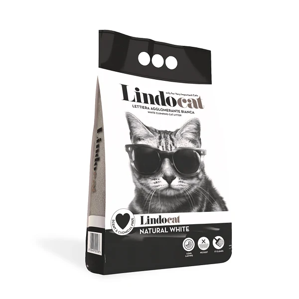 Lindocat Natural White Lettiera Agglomerante 10 L