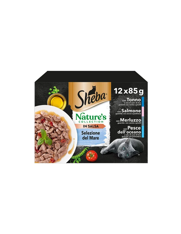 Sheba Nature's Collection In Salsa Selezione del Mare 12 x 85 g