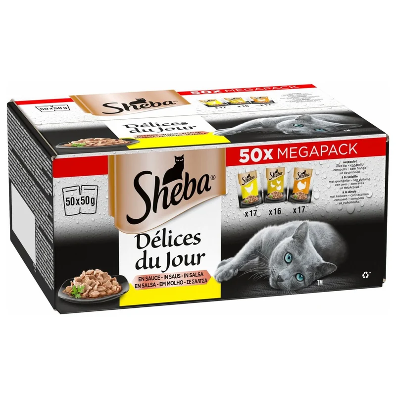 Sheba Délices du Jour in Salsa 50 x 50 g