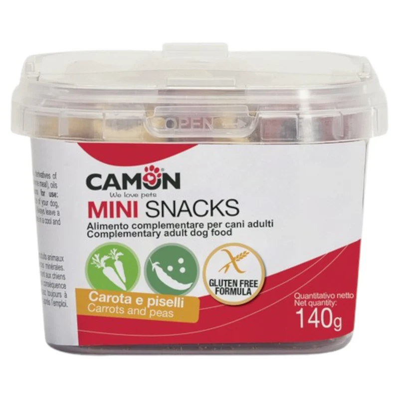 CAMON Dental Mini Snack Cane Carote e Piselli 140gr
