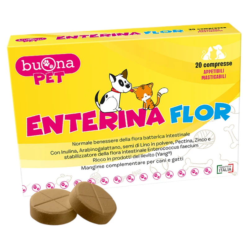 BUONAPET Enterina Flor 20cpr