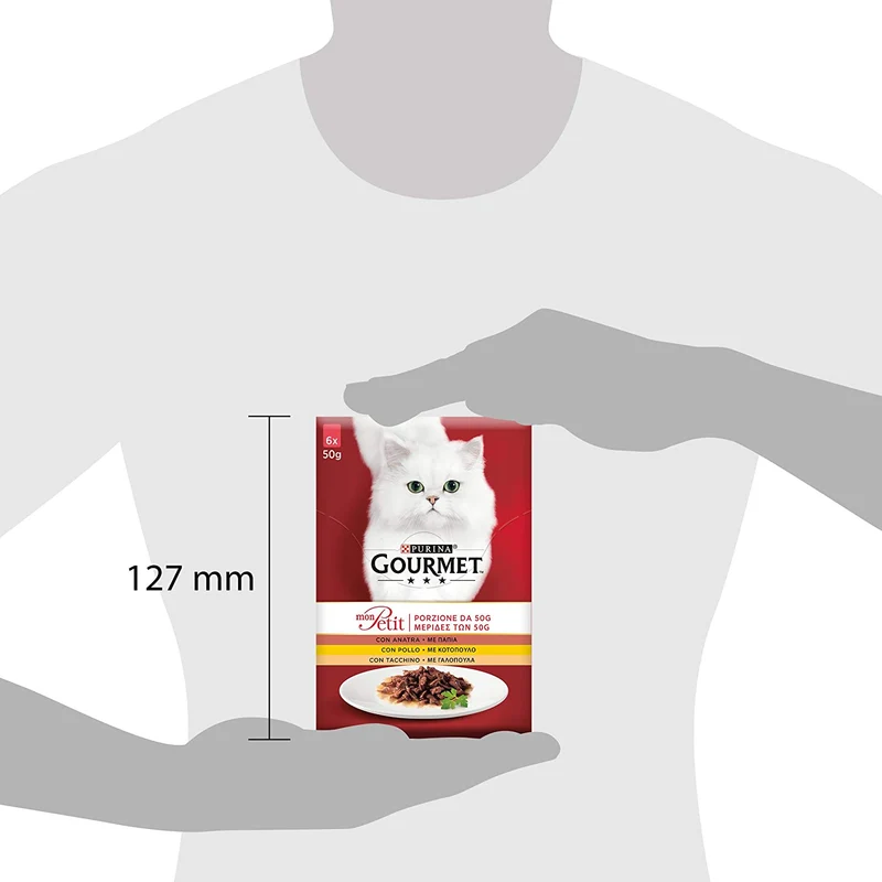 Gourmet Mon Petit Anatra Pollo e Tacchino 6x50g