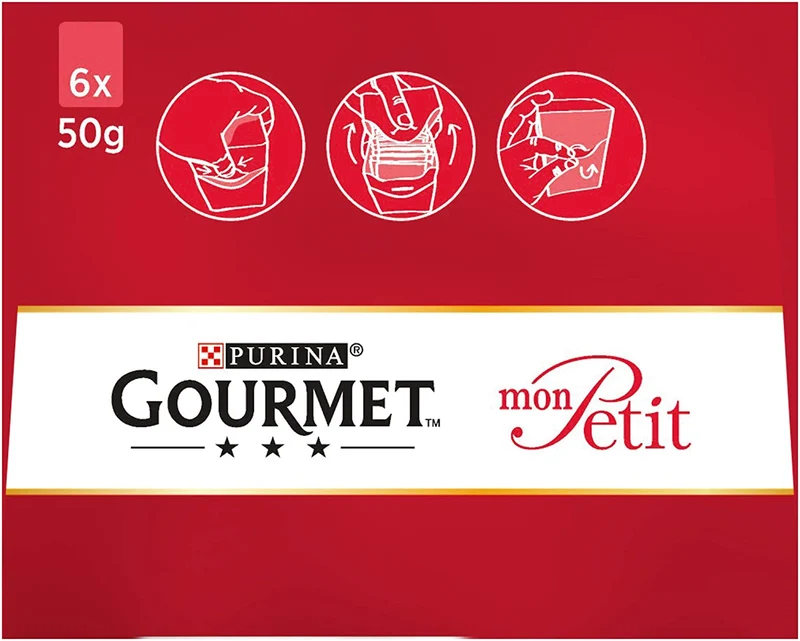 Gourmet Mon Petit Anatra Pollo e Tacchino 6x50g