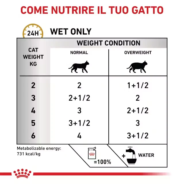 24x85g Royal Canin Urinary S/O Moderate Calorie Straccetti in Salsa
