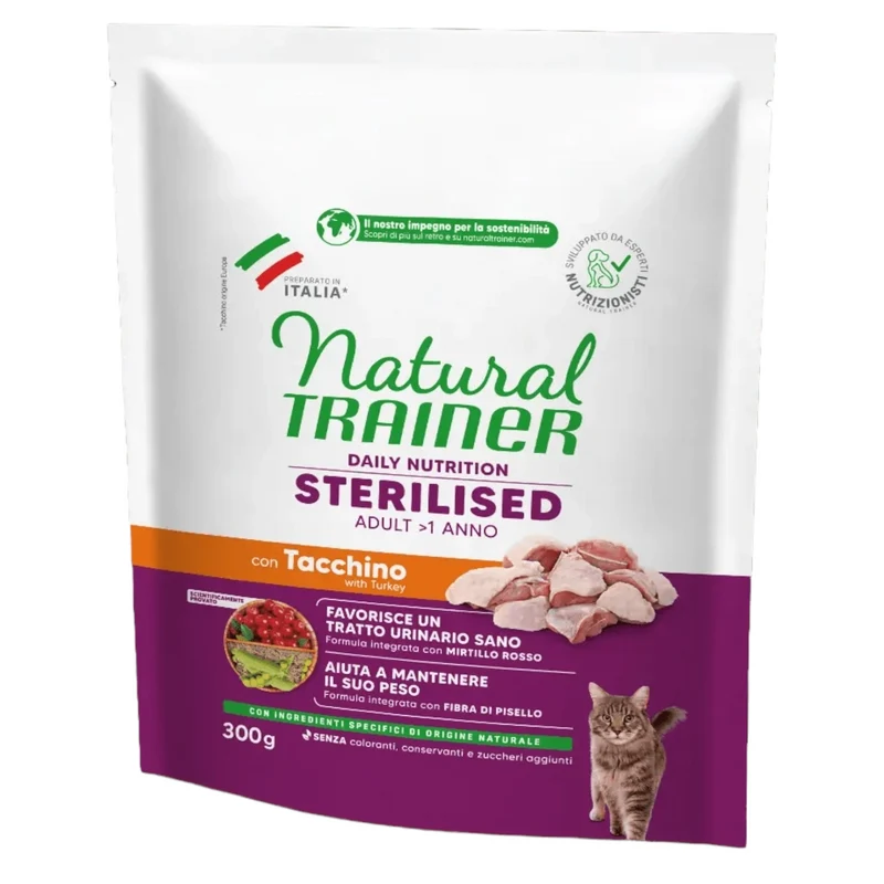 TRAINER Gatto Sterilised Tacchino 300Gr