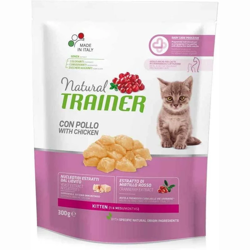 Natural Trainer Kitten con Pollo 300g - Gatti Cuccioli
