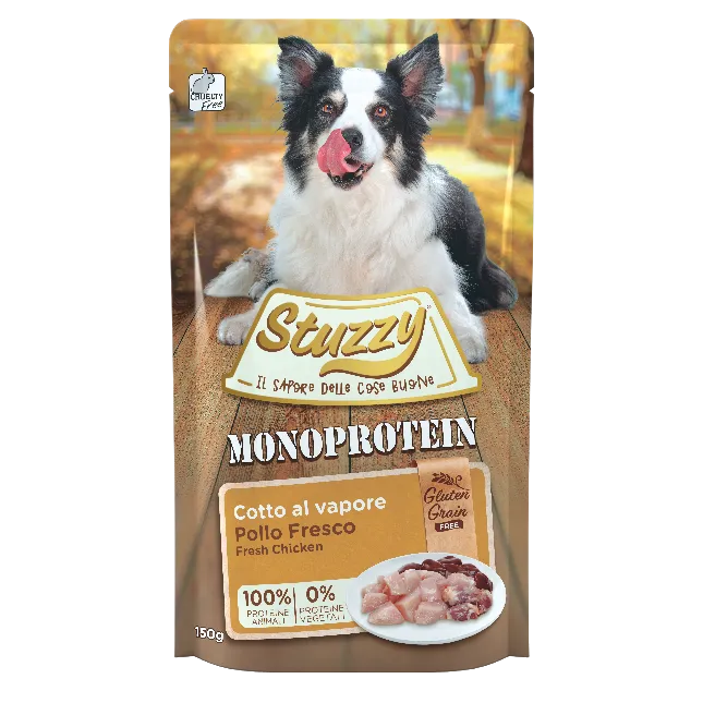Stuzzy Monoprotein Pollo 150g – Cane Adulto