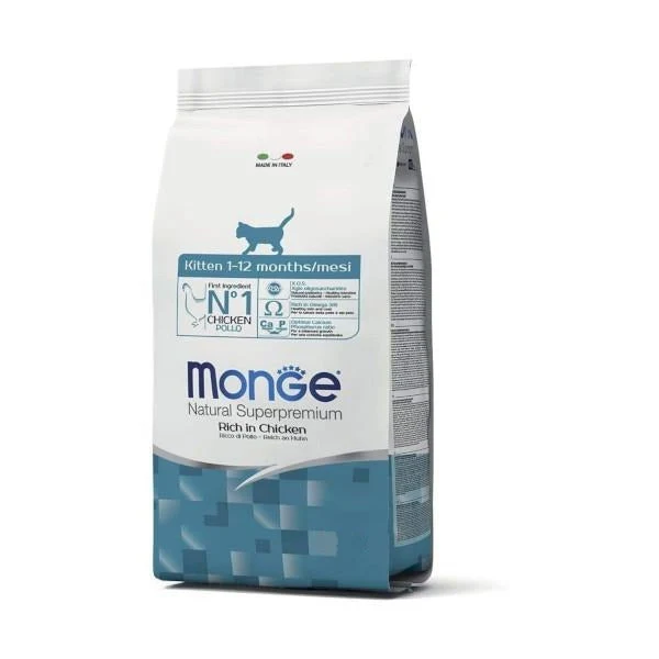 Monge Natural Superpremium Kitten - Ricco in Pollo 10kg