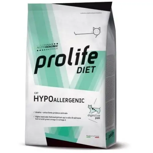 Prolife Cat Hypoallergenic Anatra 5kg – Gatto Adulto