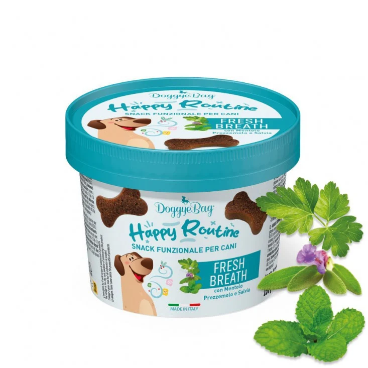 DoggyeBag Happy Routine Fresh Breath Mentolo 150 g