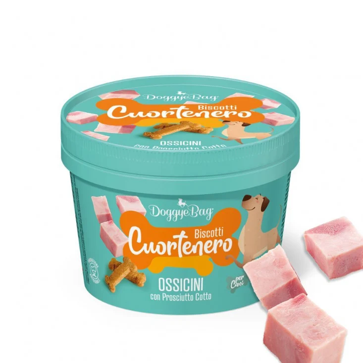DoggyeBag Cuortenero Ossicini Prosciutto Cotto 150 g