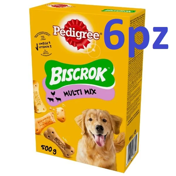6x500g Pedigree Biscrok