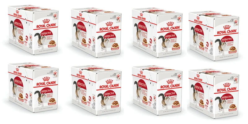 96x85g Royal Canin Instinctive in Salsa - Cibo Umido per Gatti