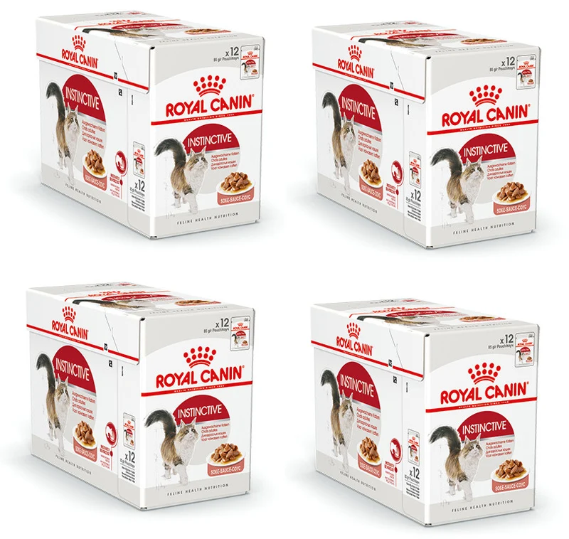 48x85g Royal Canin Instinctive in Salsa - Cibo Umido per Gatti