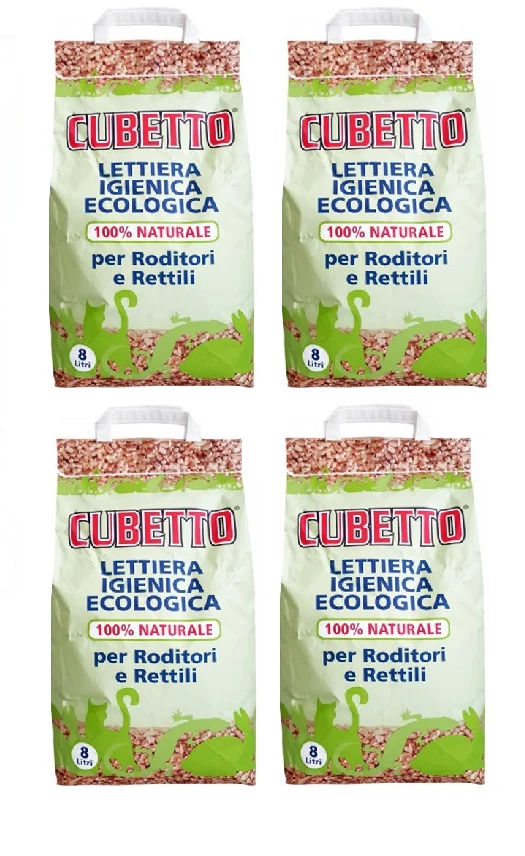 4x8L Cubetto Versele Laga Lettiera Conigli