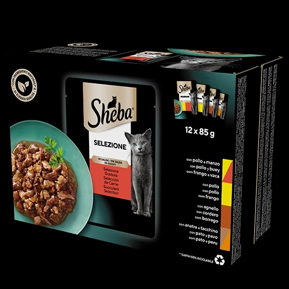 Sheba Selezione in Salsa Gustosa 12x85 g
