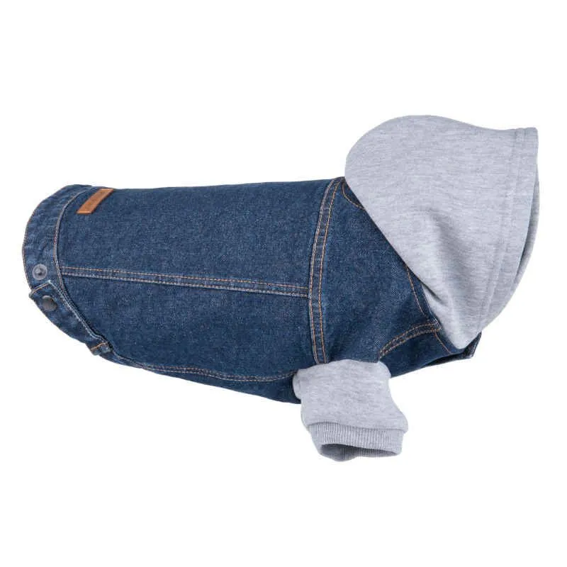 AMIPLAY Giacca con cappuccio DENIM Jeans Navy Blue