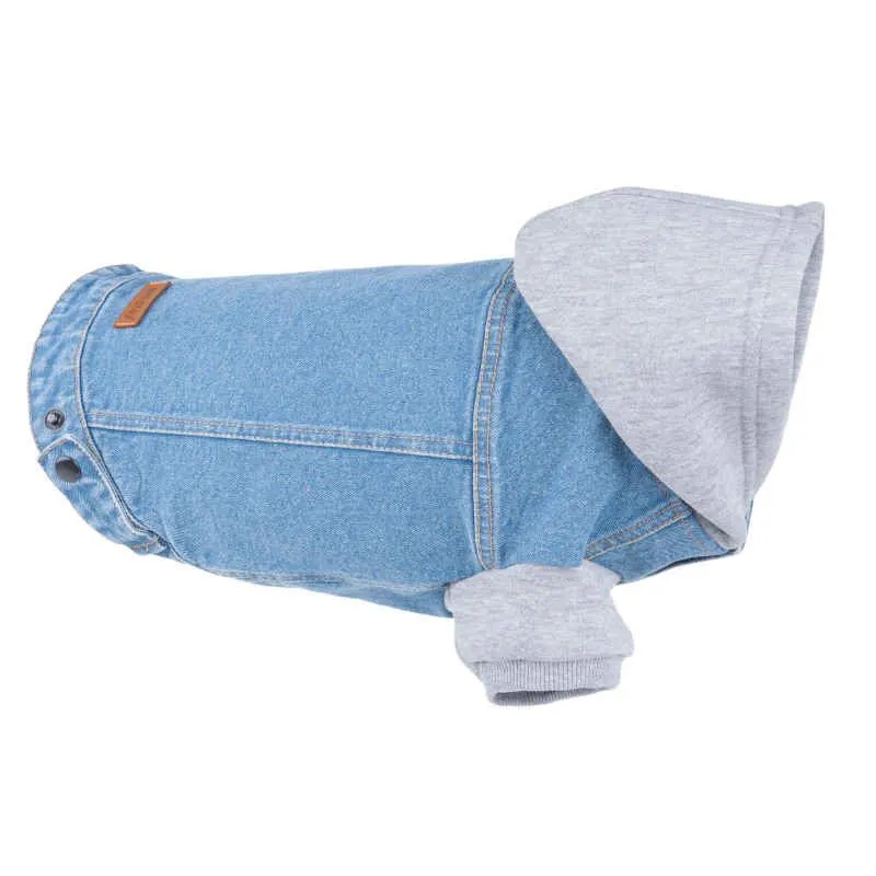AMIPLAY Giacca con cappuccio DENIM Jeans Blue