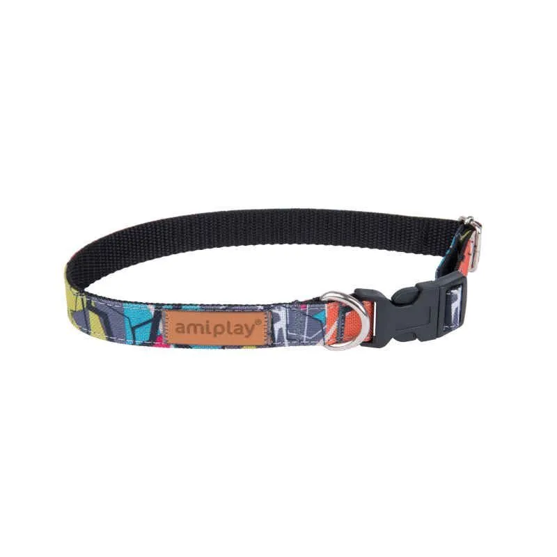 AMIPLAY Collare Regolabile ADVENTURE Astratto
