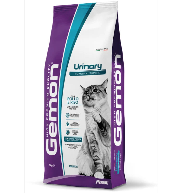 Gemon Urinary Pollo e Riso 7kg