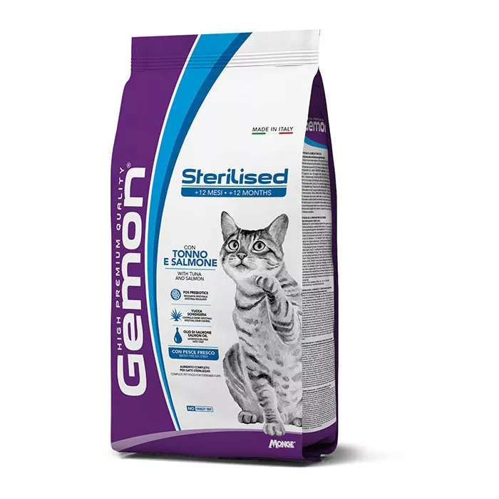 Gemon Sterilised Tonno e Salmone 7kg - Gatto