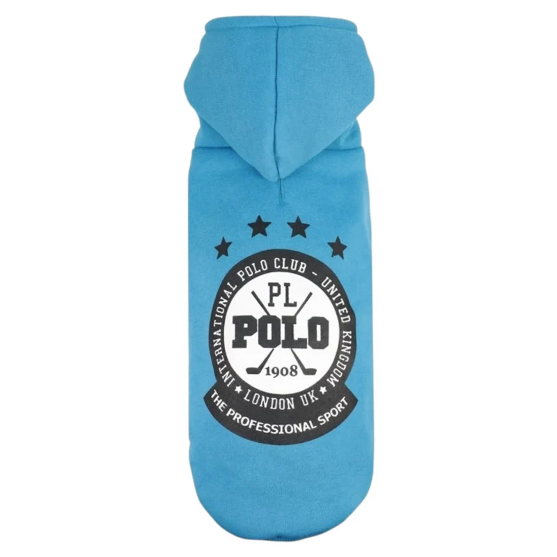 RECORD Felpa Polo Azzurro