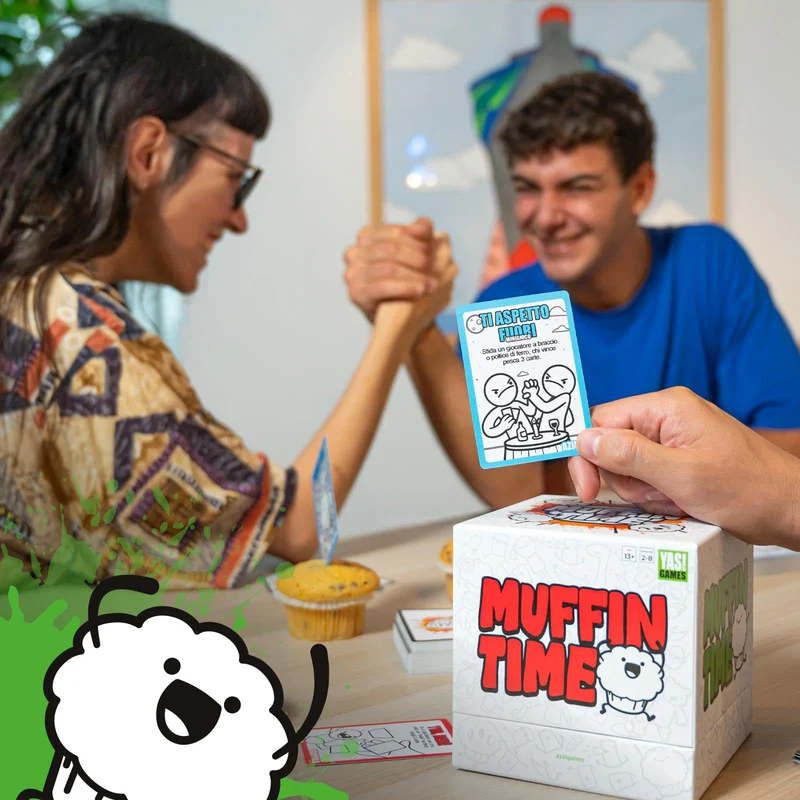 Yas Games - Muffin Time - L'Unico in Italiano - Party Game - Da 2 a 8 giocatori dai 13 anni in su