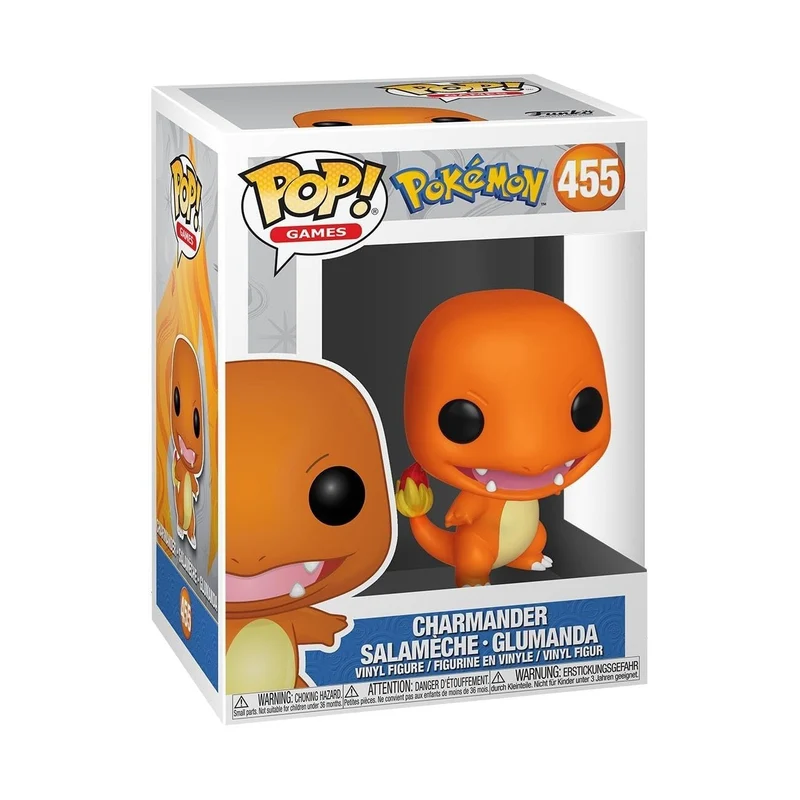 Funko Pop! Games: Pokemon - Charmander - Figura in Vinile da Collezione - Idea Regalo - Merchandising Ufficiale - Giocattoli per Bambini e Adulti - Video Games Fans - Figura per i Collezionisti