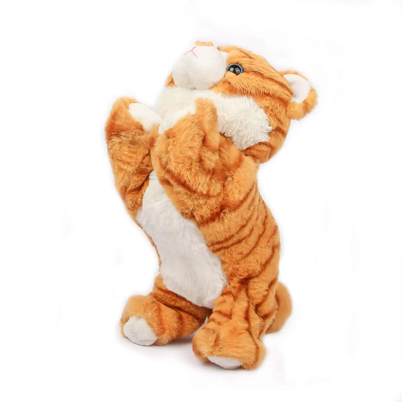 Smalody Giocattoli di Peluche, novità Controllo del Suono Gatto elettronico Giocattoli interattivi Animali Domestici elettronici Robot Gatto