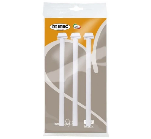 IMAC Clic Posatoio per Gabbie Uccelli 3pz