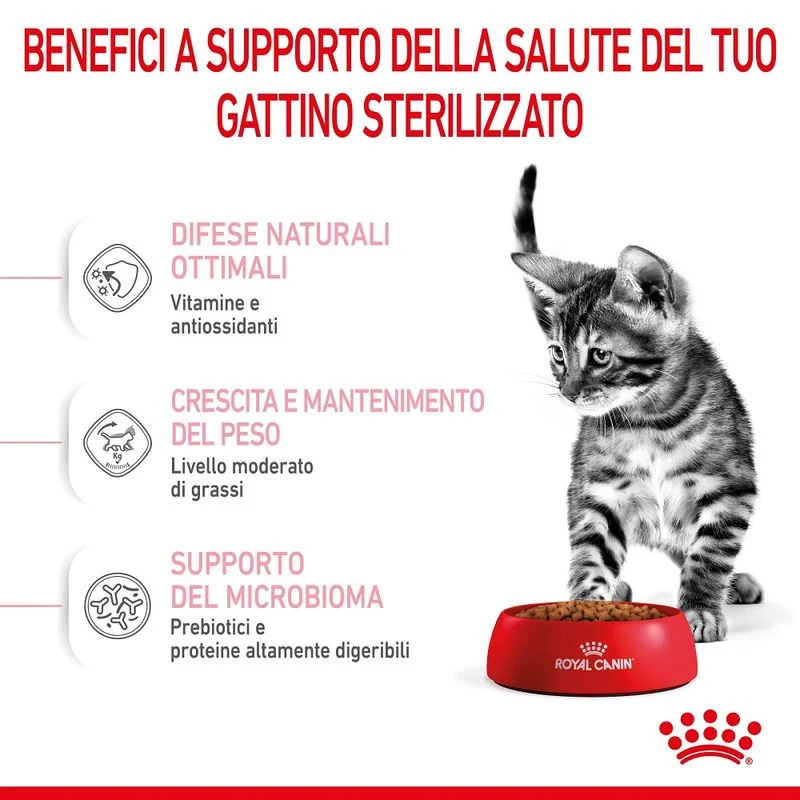 Royal Canin Kitten Sterilised 400g - Crocchette per Gatti