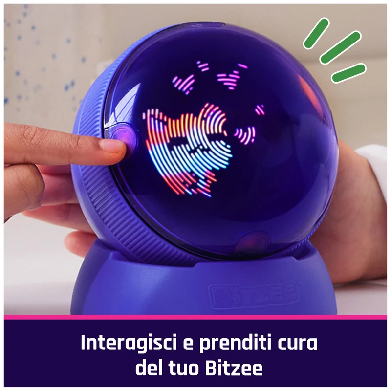 Bitzee, Il tuo Criceto Interattivo, Hamster Ball con Oltre 20 criceti all'Interno da Collezionare, rotola e reagisce al Tocco, Cucciolo Digitale e Giocattolo per Bambini e Bambine dai 5 Anni in su