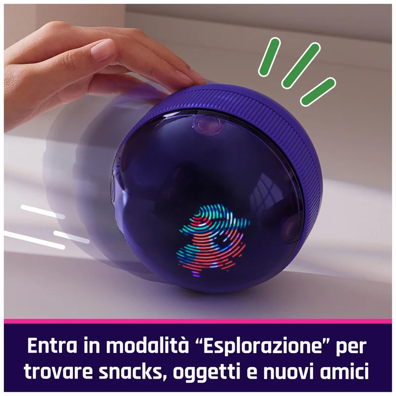 Bitzee, Il tuo Criceto Interattivo, Hamster Ball con Oltre 20 criceti all'Interno da Collezionare, rotola e reagisce al Tocco, Cucciolo Digitale e Giocattolo per Bambini e Bambine dai 5 Anni in su