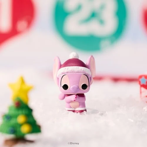 Funko Bitty Pop! Countdown Calendar: Stitch Holiday - Lilo And Stitch- Calendario Dell'avvento - 24 Giorni di Sorprese - Mini Figura in Vinile da Colleziones - Mystery Box - Idea Regalo