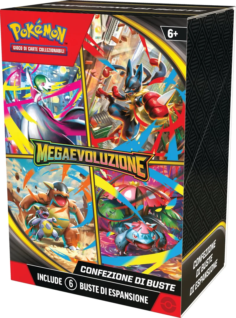 Pokémon: confezione di buste dell’espansione Megaevoluzione del GCC Pokémon (sei buste di espansione)