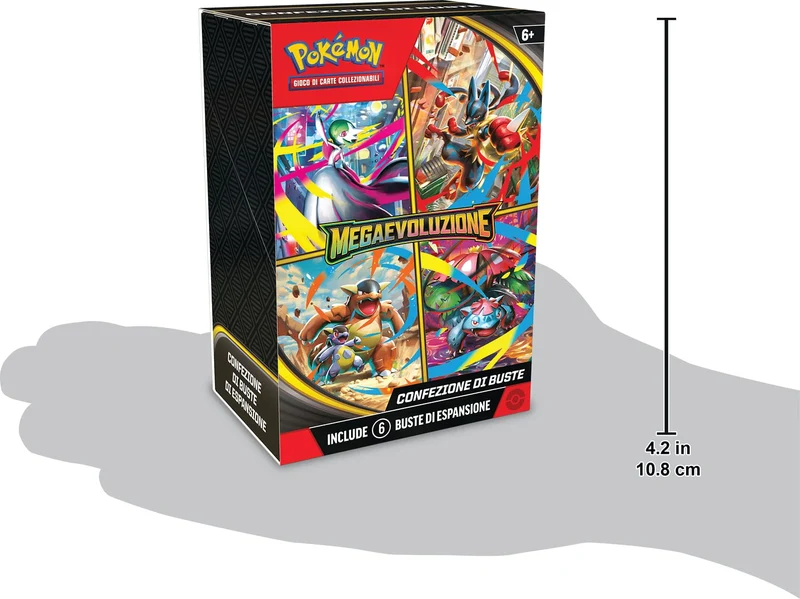 Pokémon: confezione di buste dell’espansione Megaevoluzione del GCC Pokémon (sei buste di espansione)