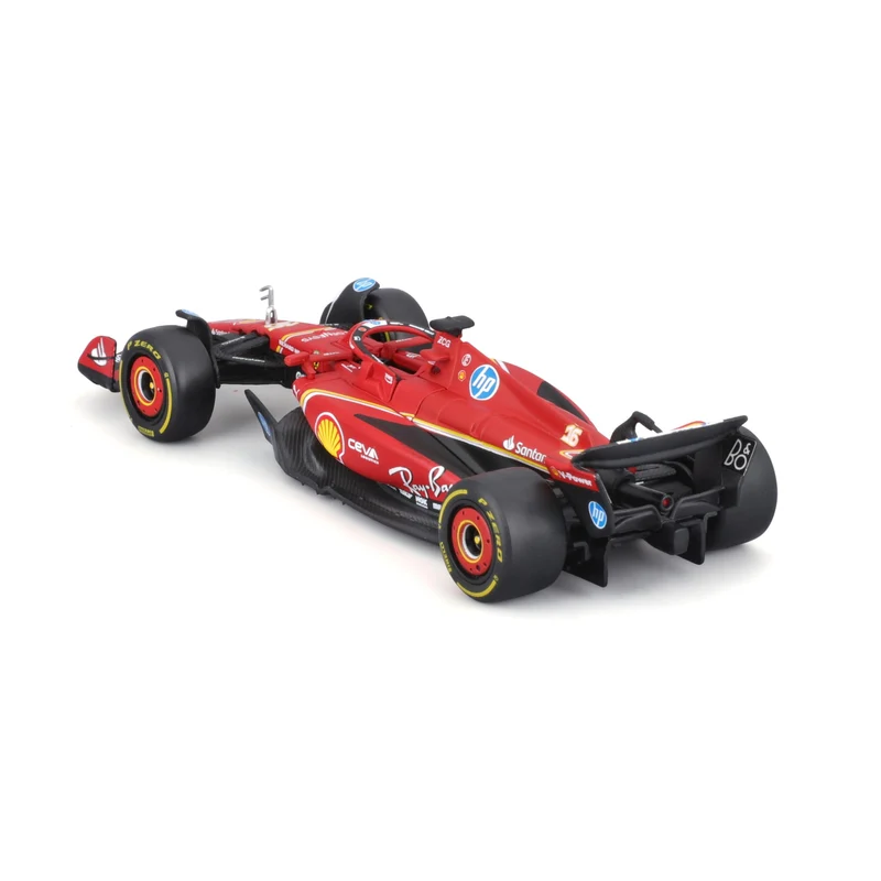 Burago Ferrari SF-24 Charles Leclerc #16 2024 - Modellino Realistico Auto in Scala 1:43, Guidata da Charles Leclerc, Licenza Ufficiale Ferrari, Età consigliata 3+ Anni
