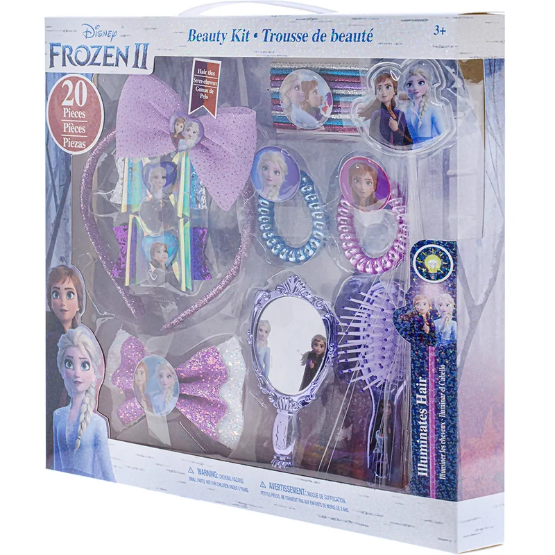 Townley Girl Disney Frozen Kit di Accessori per Capelli per Ragazze, dai 3 Anni in su (20 Pezzi)
