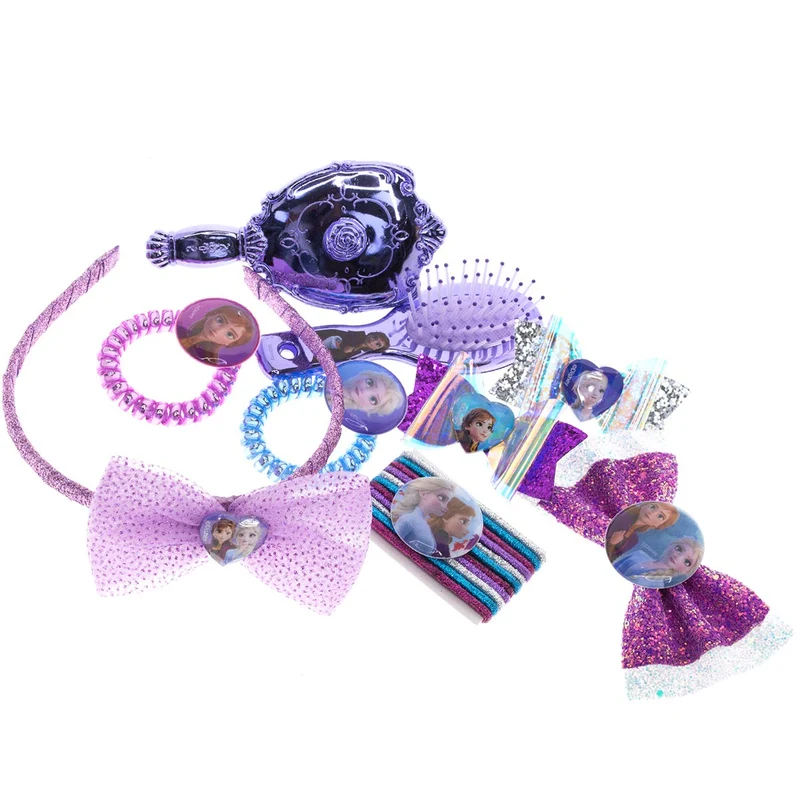 Townley Girl Disney Frozen Kit di Accessori per Capelli per Ragazze, dai 3 Anni in su (20 Pezzi)