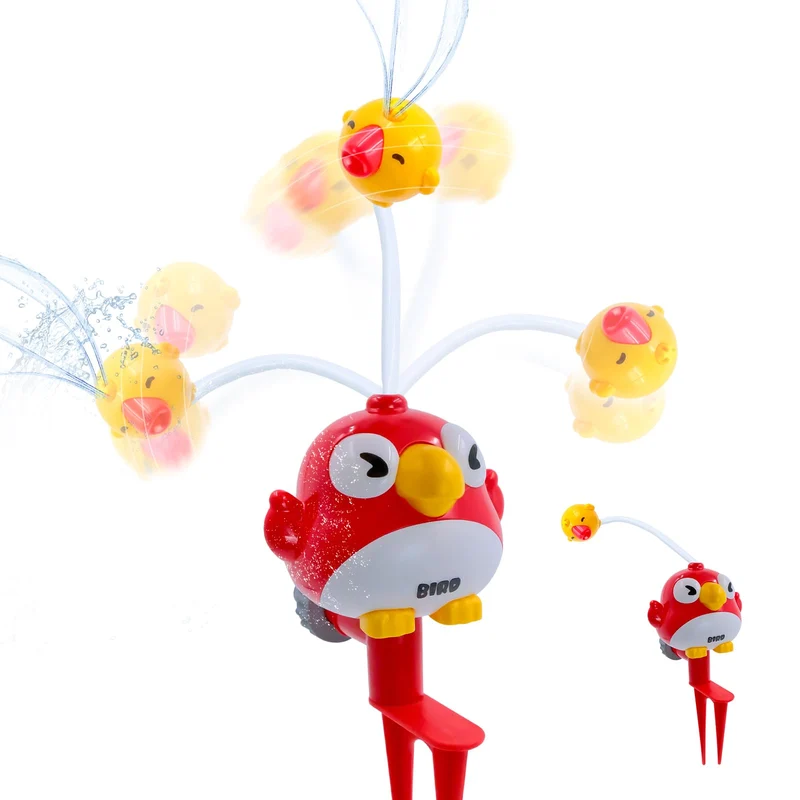 Uccello giochi d'acqua per bambini all'aperto, giocattolo irrigatore d'acqua all'aperto carino a forma di uccello, giocattoli sprinkler per giardino prato piscina attività all'aperto, giochi d'acqua