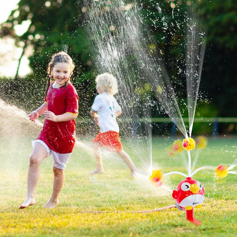 Uccello giochi d'acqua per bambini all'aperto, giocattolo irrigatore d'acqua all'aperto carino a forma di uccello, giocattoli sprinkler per giardino prato piscina attività all'aperto, giochi d'acqua