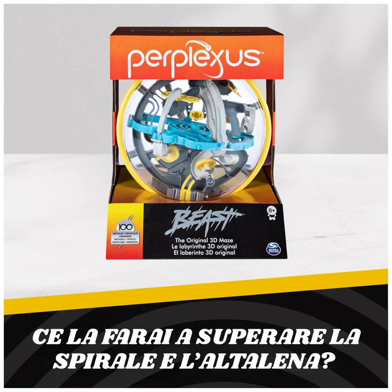 Perplexus Beast labirinto tridimensionale con percorsi e 100 ostacoli; da 8 anni in su