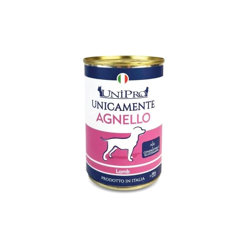 Unipro Unicamente Agnello 400g - Cibo Umido per Cani