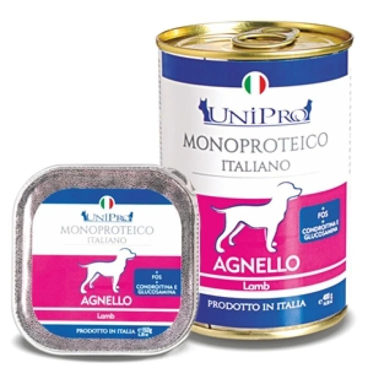 Unipro Unicamente Agnello 150g - Cibo Umido per Cani